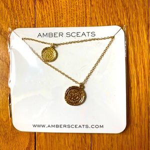Amber Sceats Double Coin Necklace